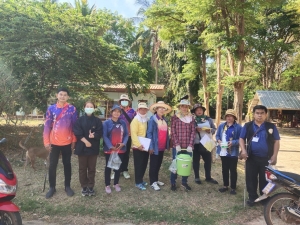 งานสาธารณสุขและสิ่งแวดล้อม สำนักปลัด อบต.นาดี  ร่วมกับผู้นำชุมชน อสม. ลงพื้นที่ฉีดวัคซีนป้องกันโรคพิษสุนัขบ้า ในพื้นที่บ้านนาดี หมู่ที่ 4 ตำบลนาดี อำเภอนาเยีย จังหวัดอุบลราชธานี
