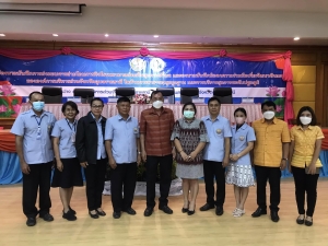 องค์การบริหารส่วนตำบลนาดี เข้าร่วมพิธีลงนามบันทึกการส่งมอบการถ่ายโอนภารกิจโรงพยาบาลส่งเสริมสุขภาพตำบล  และลงนามบันทึกข้อตกลงความร่วมมือเพื่อพัฒนาศักยภาพขององค์การบริหารส่วนจังหวัดอุบลราชธานี ในด้านการสาธารณสุขมูลฐาน และการบริการสุขภาพระดับปฐมภูมิ